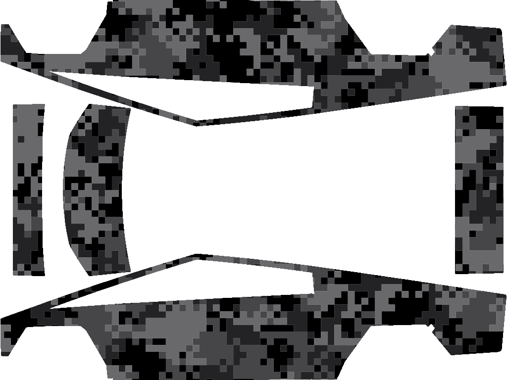 Digital Camo Stealth - Cybertruck 特斯拉喷漆车间模板