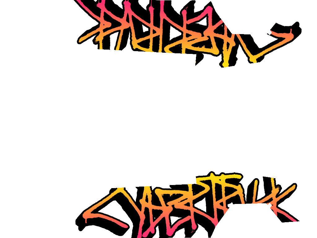 Graffiti orange