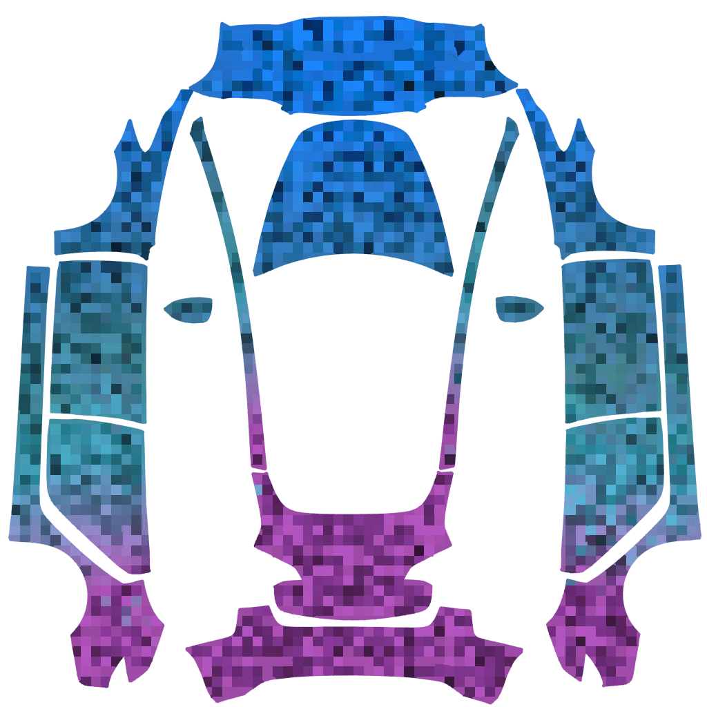 Pixel Art - Model 3 特斯拉喷漆车间模板