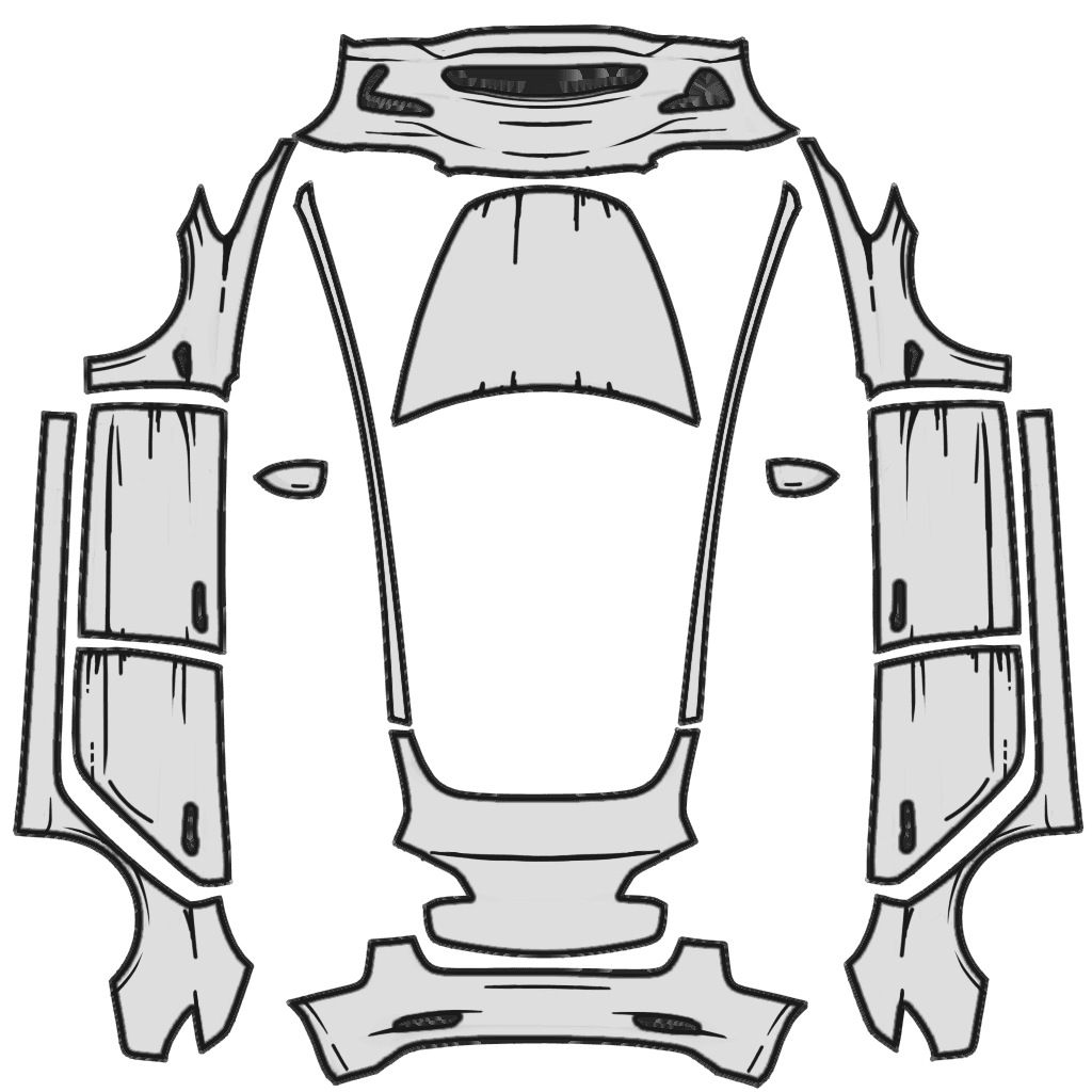 Sketch - Model 3 特斯拉喷漆车间模板