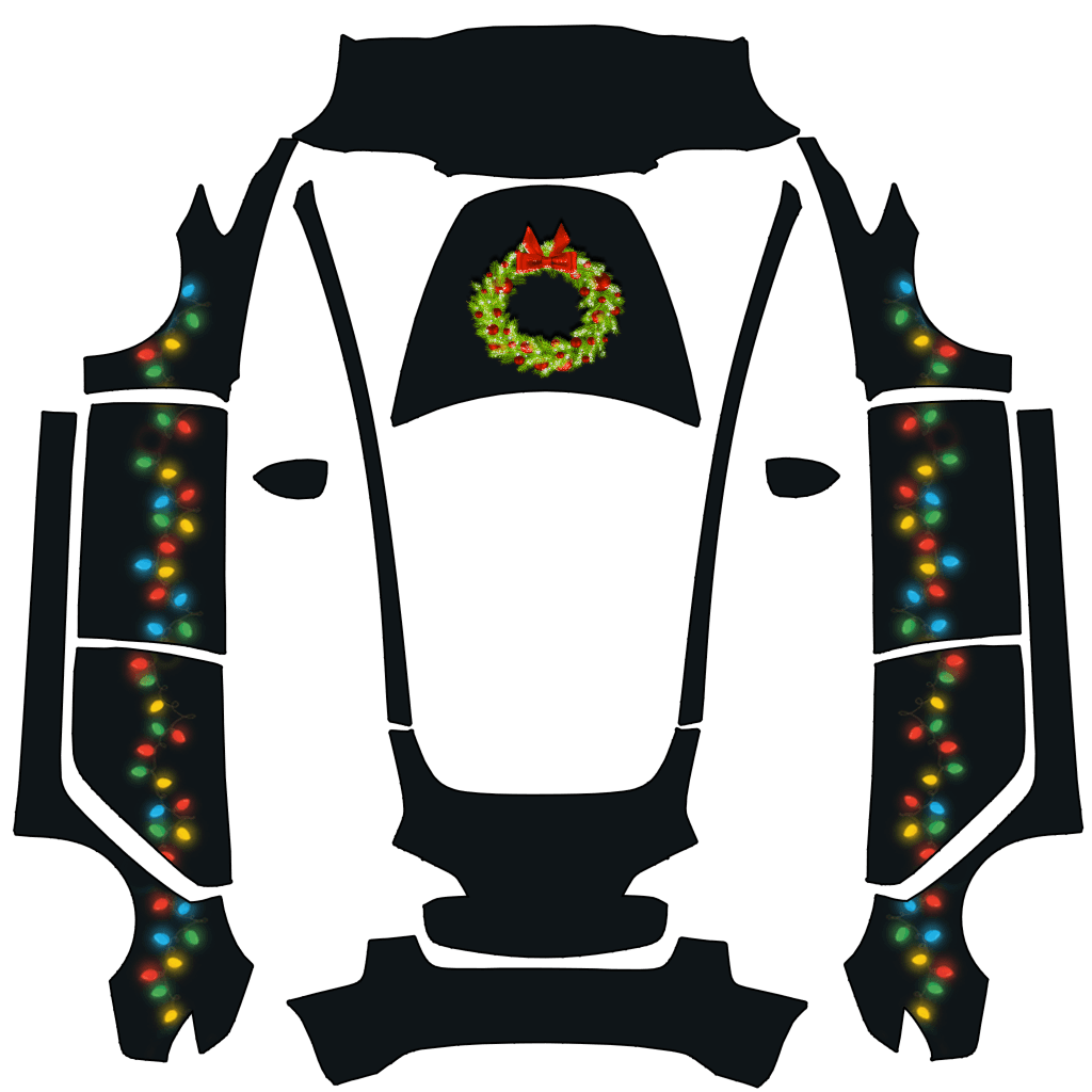 String Lights - Model 3 特斯拉喷漆车间模板