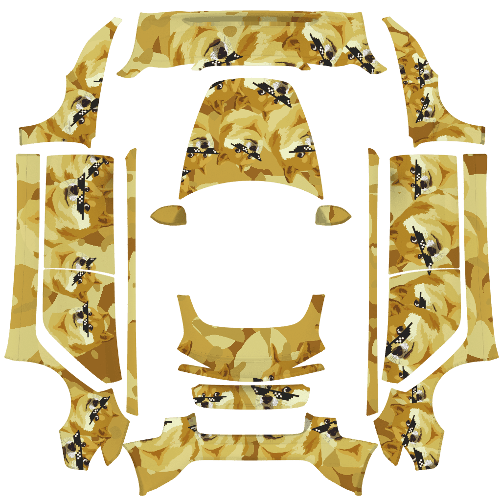 Doge - Model 3 (2024+) Standard & Premium 特斯拉喷漆车间模板