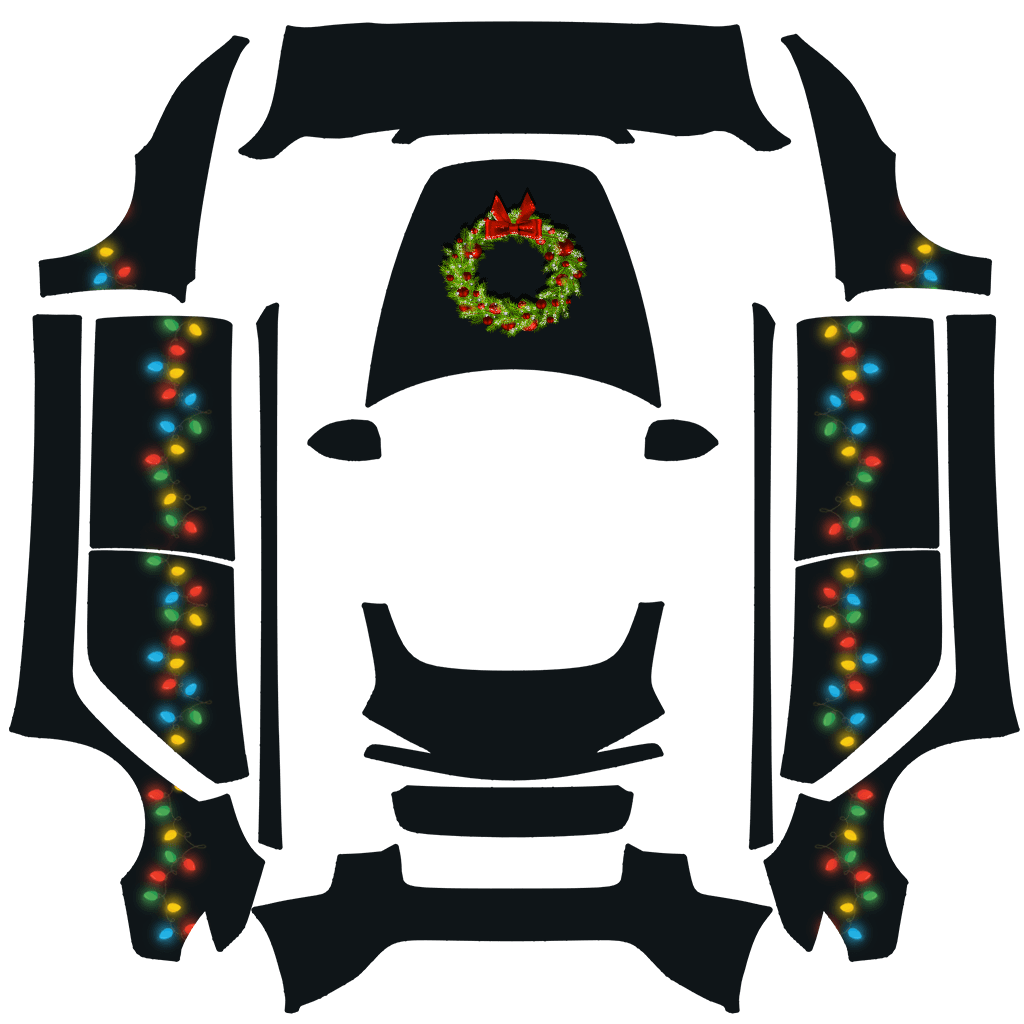 String Lights - Model 3 (2024+) Standard & Premium 特斯拉喷漆车间模板