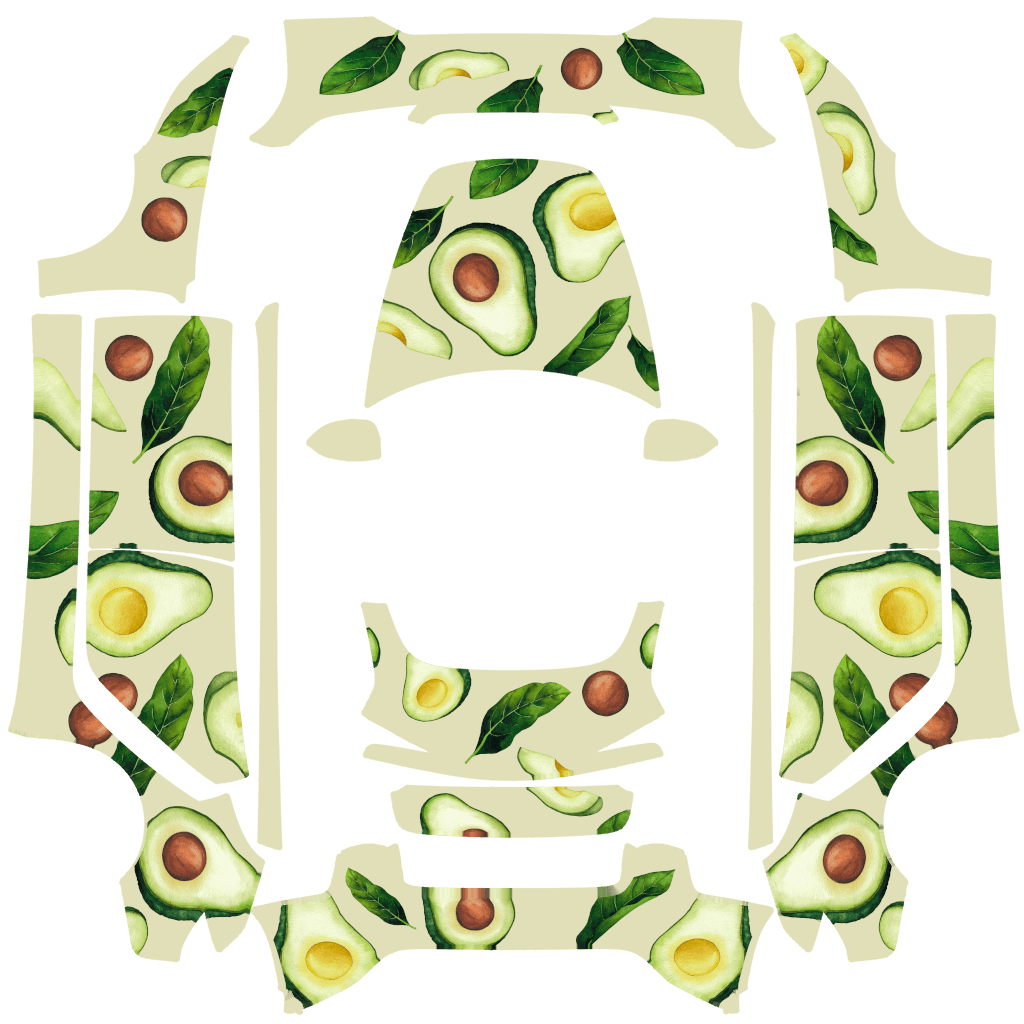 Avocado Green - Model 3 (2024+) Performance 特斯拉喷漆车间模板