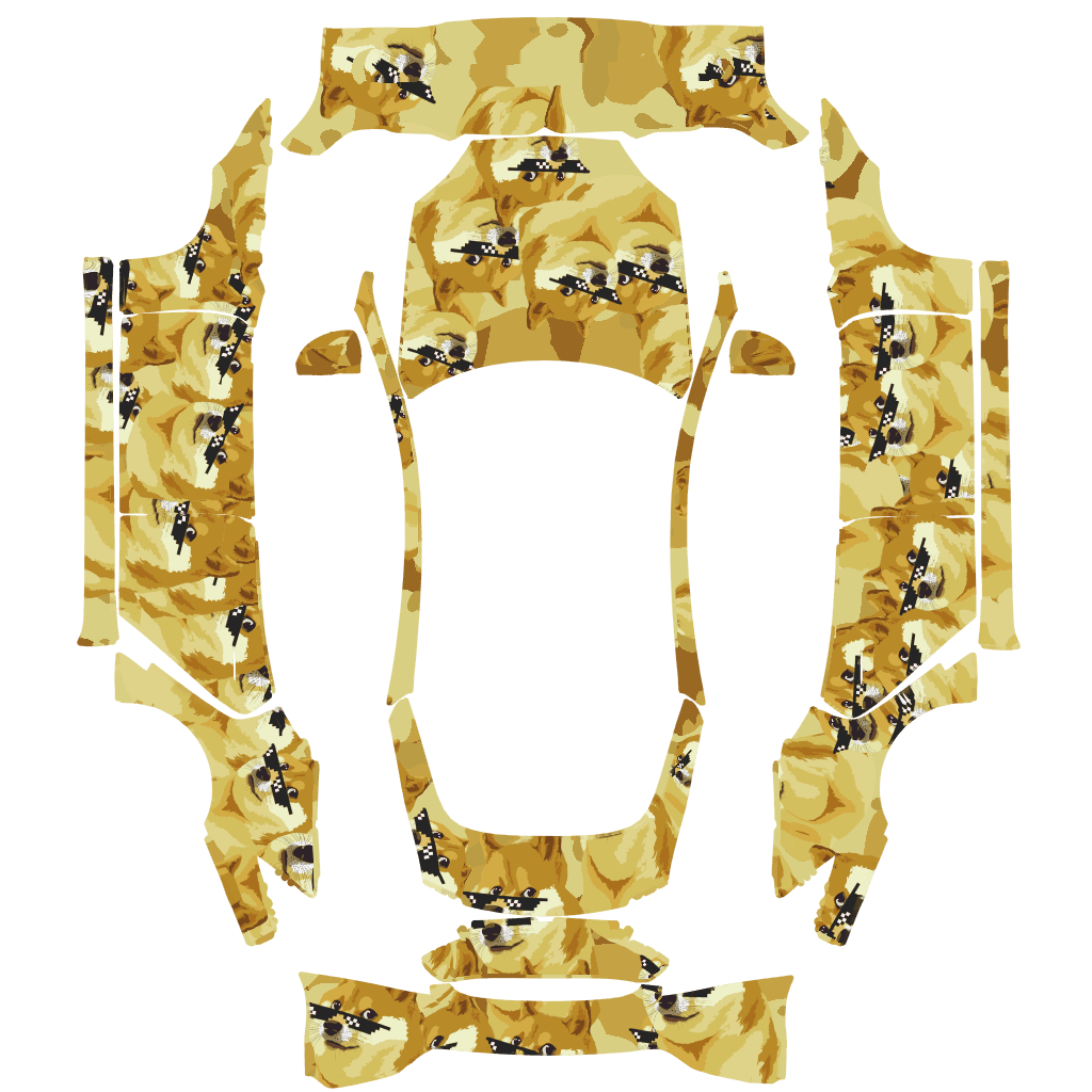 Doge - Model S (2021+) 特斯拉喷漆车间模板