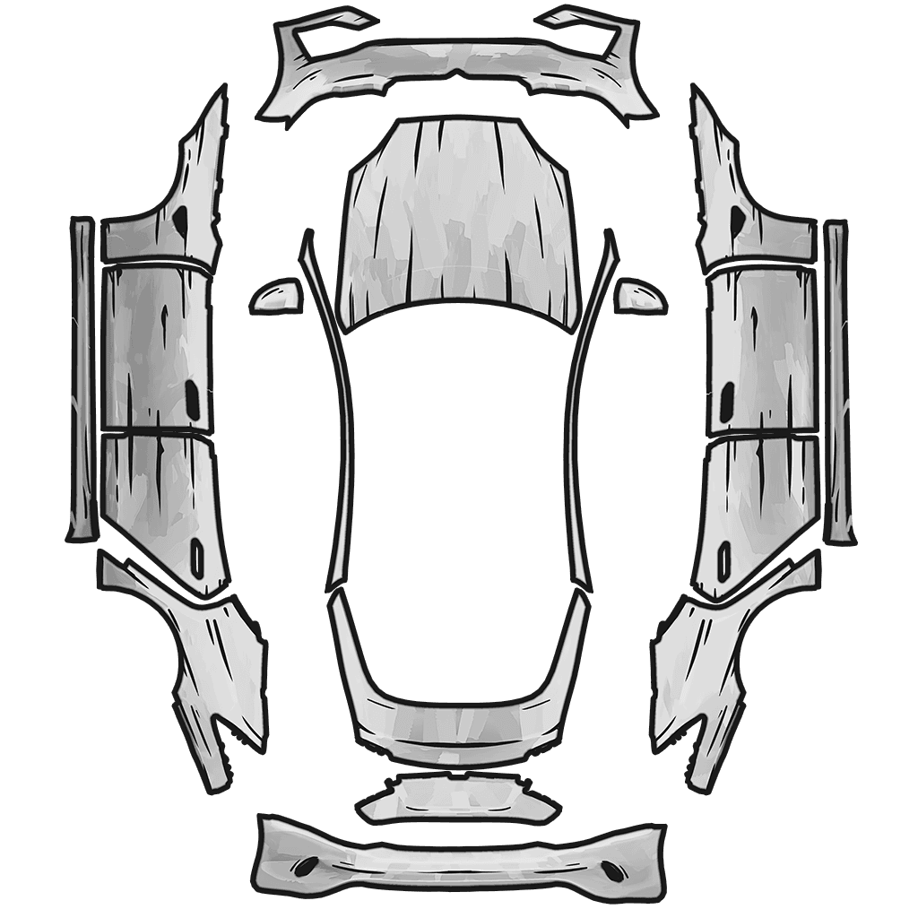 Sketch - Model S (2025+) Plaid 特斯拉喷漆车间模板