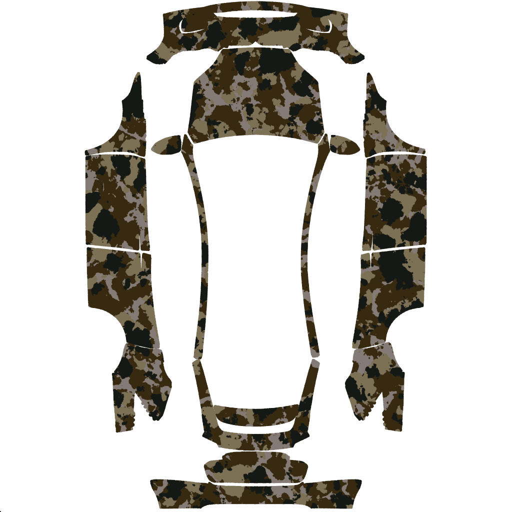 Camo - Model X (2021+) 特斯拉喷漆车间模板