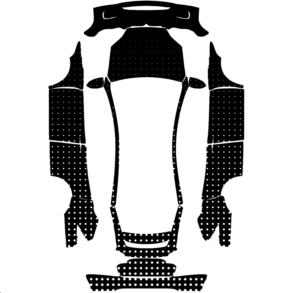 Dot Matrix - Model X (2021+) 特斯拉喷漆车间模板