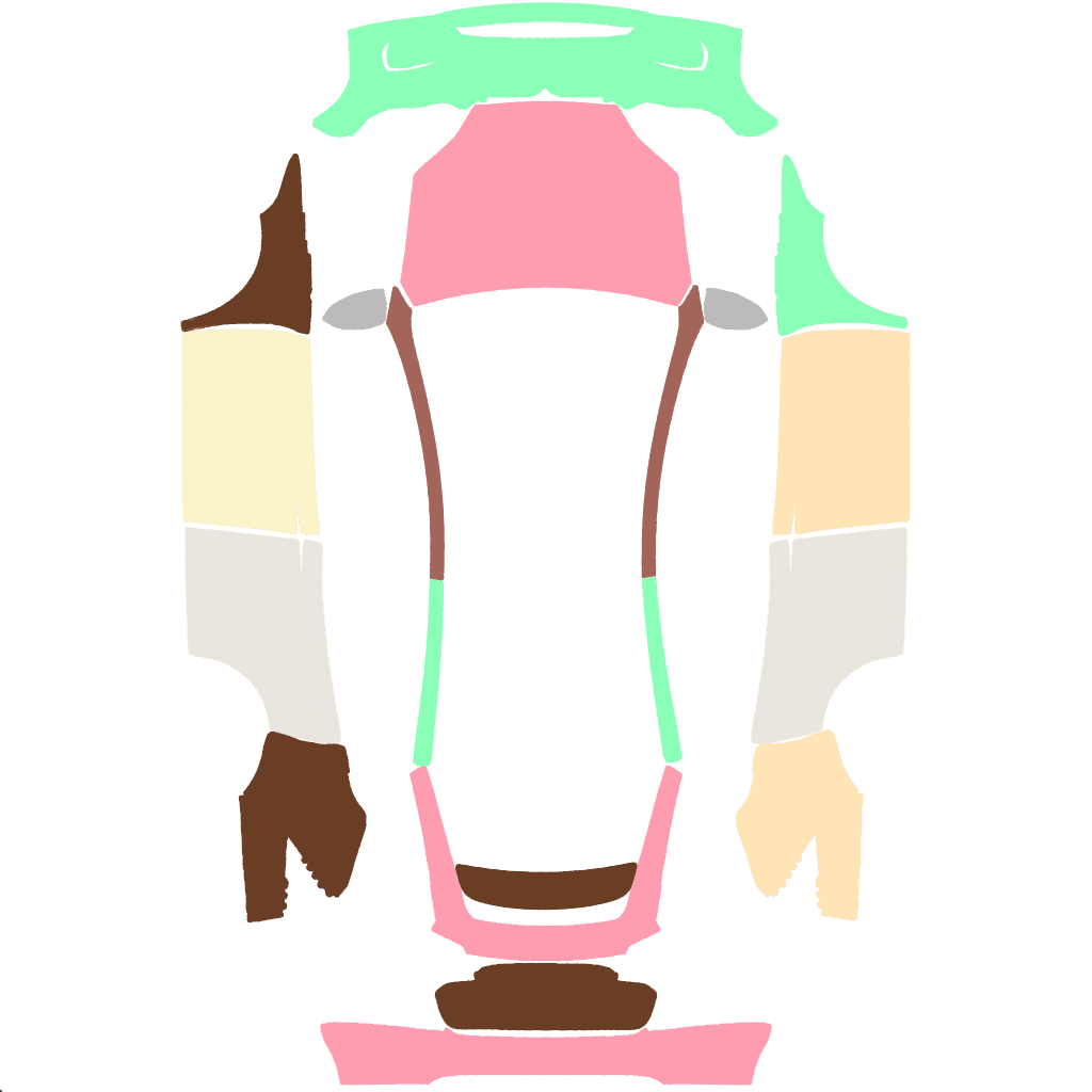 Ice Cream - Model X (2021+) 特斯拉喷漆车间模板