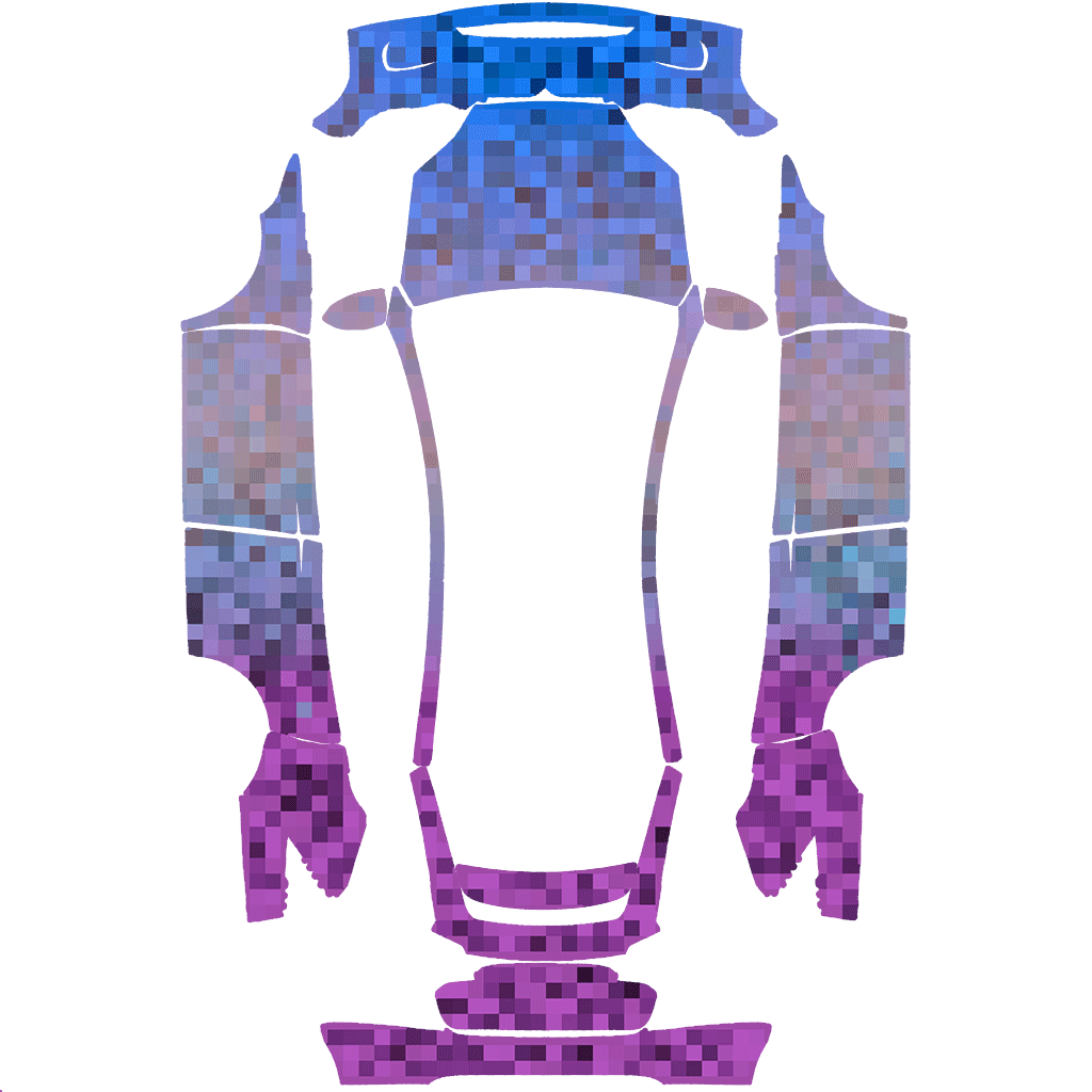 Pixel Art - Model X (2021+) 特斯拉喷漆车间模板