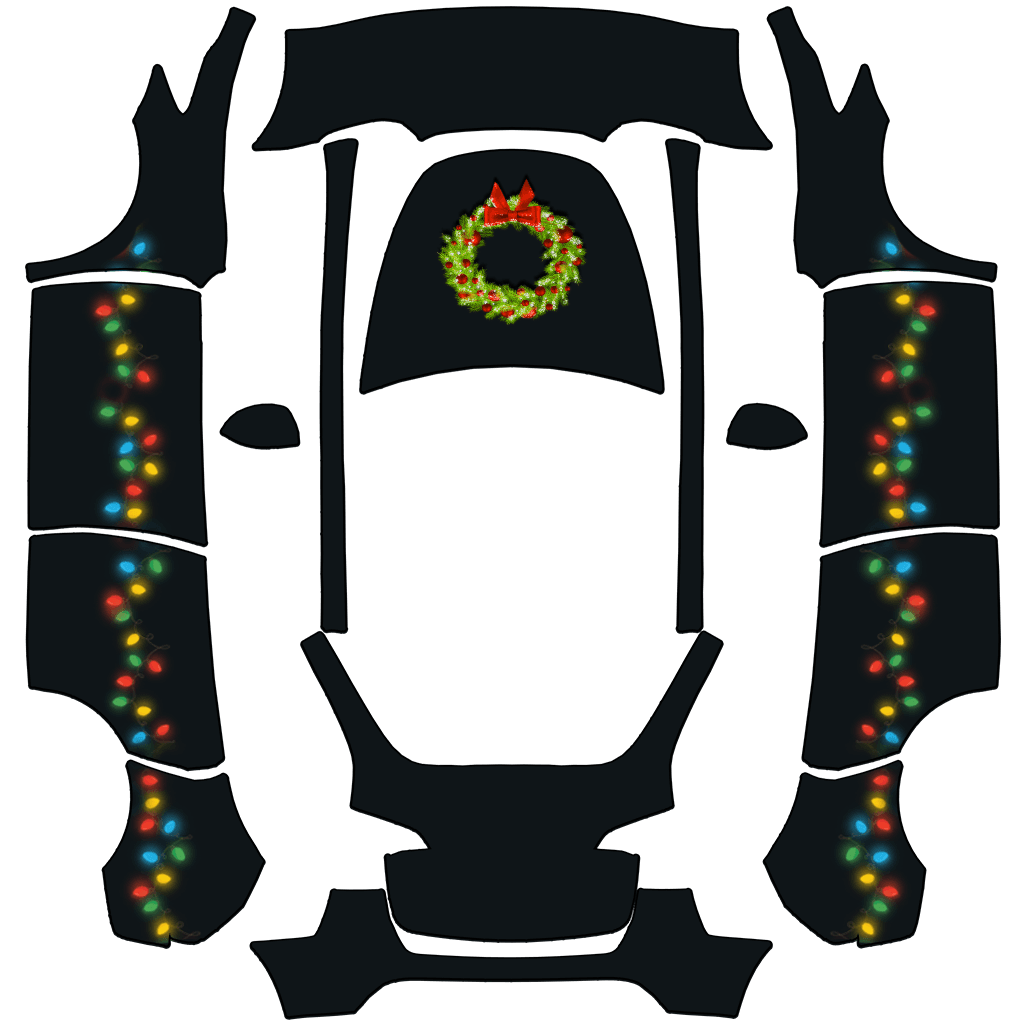 String Lights - Model Y 特斯拉喷漆车间模板