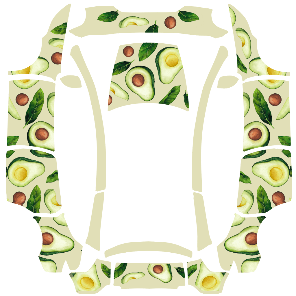 Avocado Green - Model Y L 特斯拉喷漆车间模板