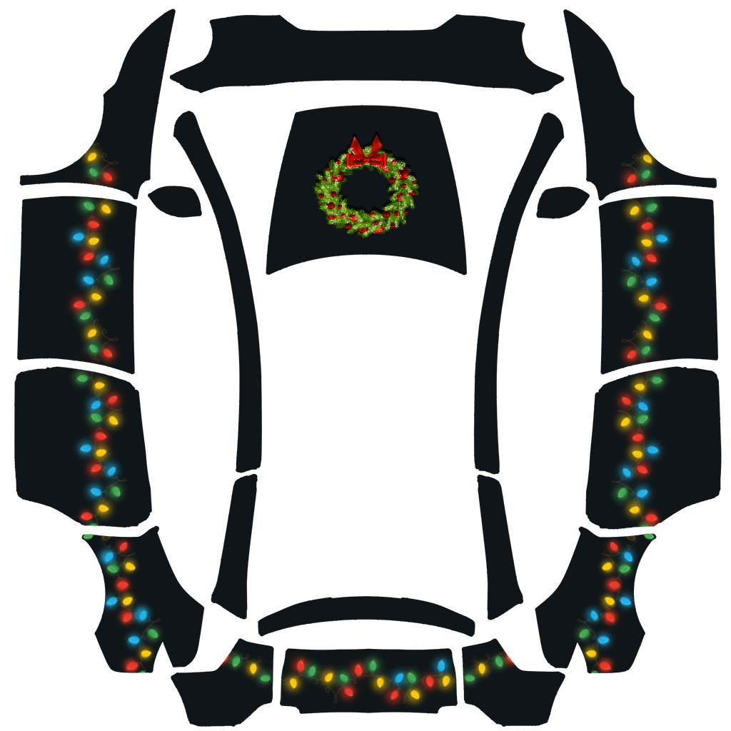 String Lights - Model Y L 特斯拉喷漆车间模板