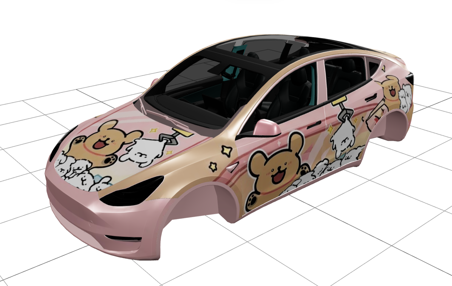 精品皮肤 实车效果图 1