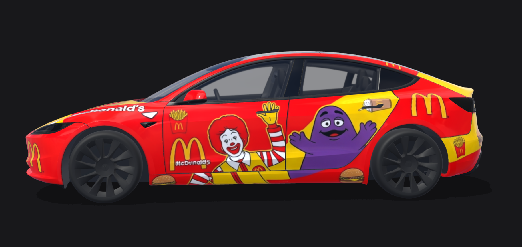 麦当劳 实车效果图 1