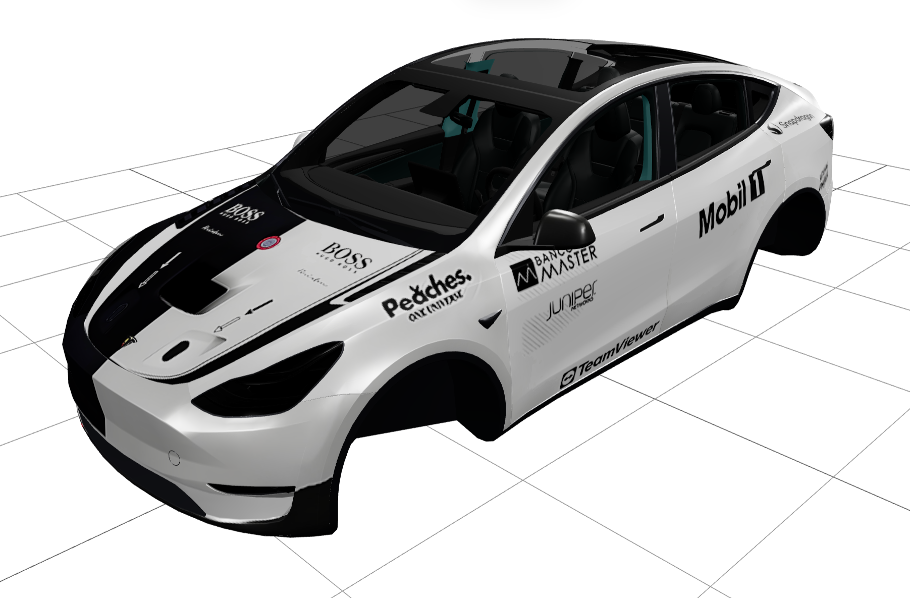 BOSS MOBIL1赛车涂装 实车效果图 1