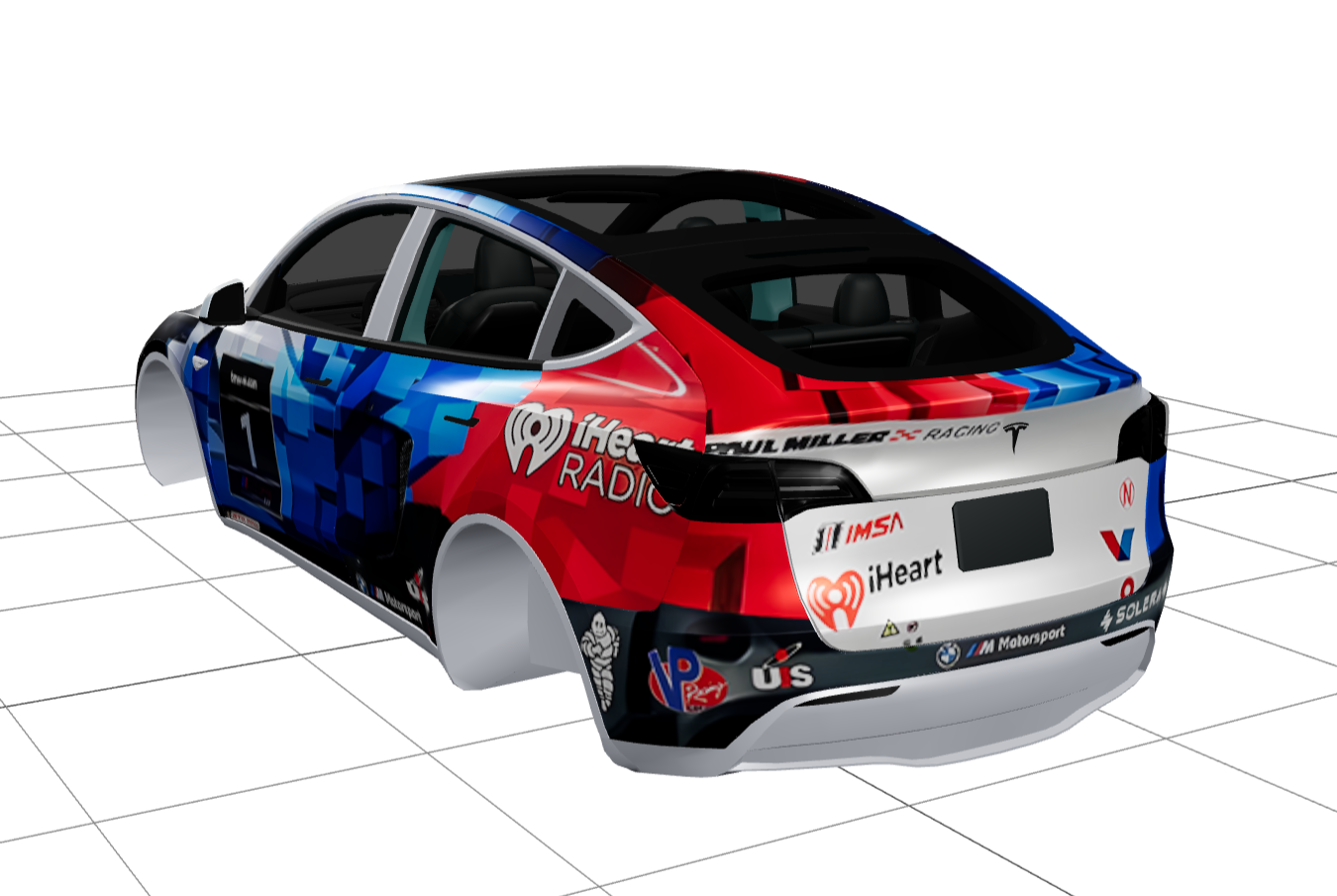 宝马 超级赛车涂装 实车效果图 4