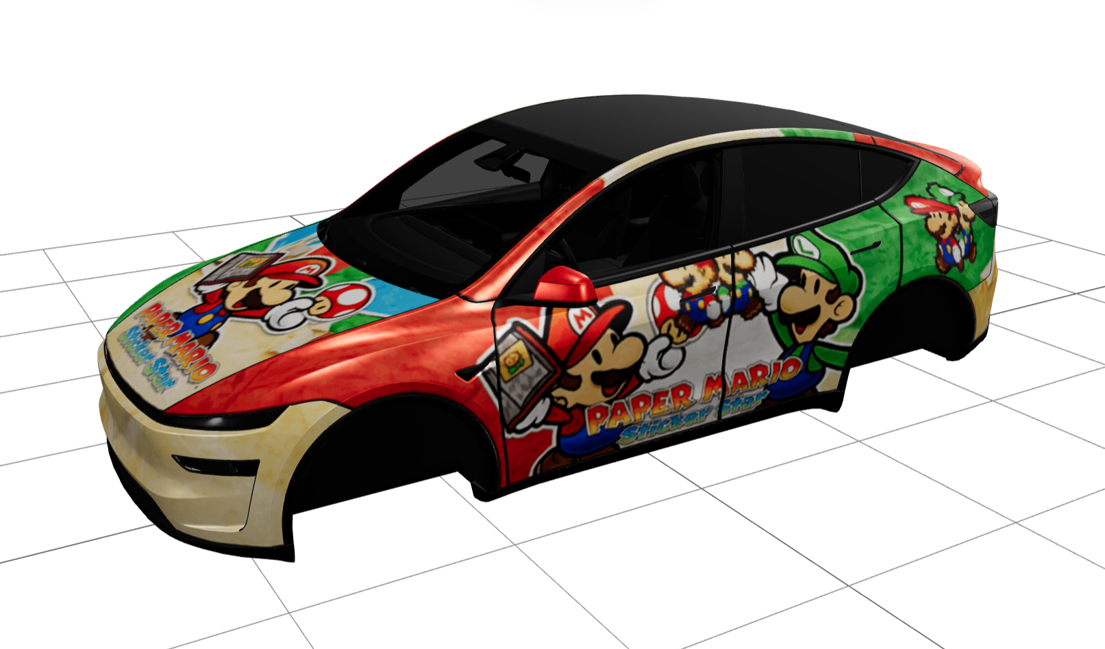 马里奥精品皮肤 实车效果图 1