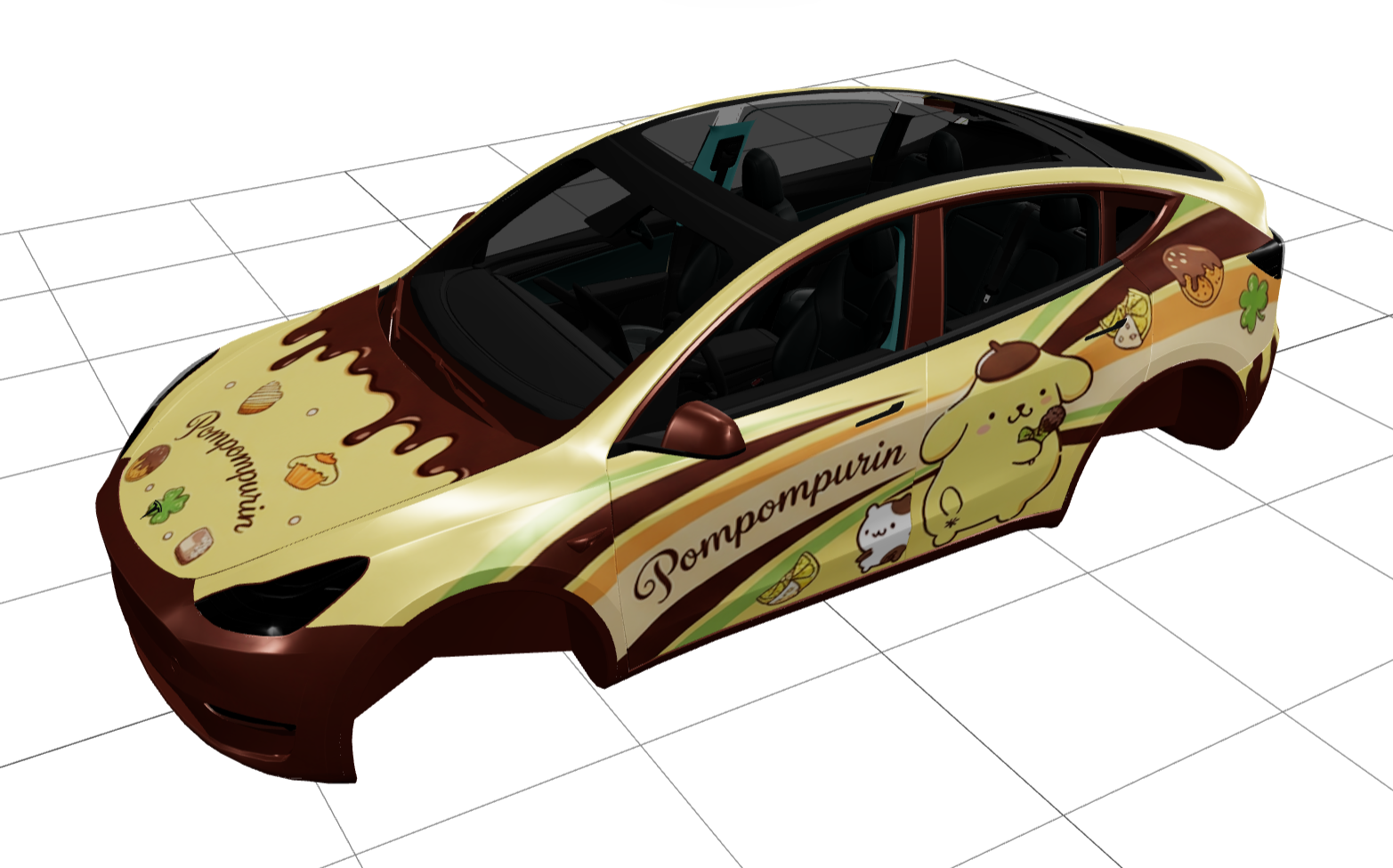 布丁狗 实车效果图 2