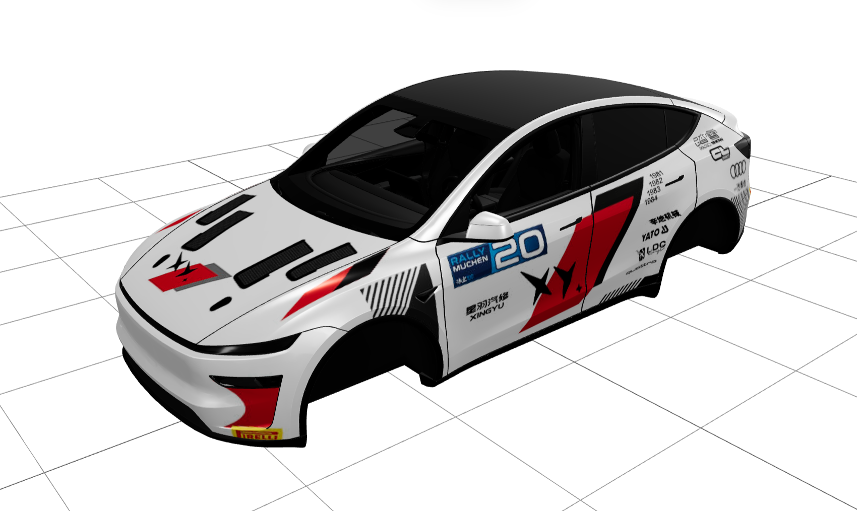 焕新Y 飞驰人生3赛车，精雕细琢 实车效果图 1