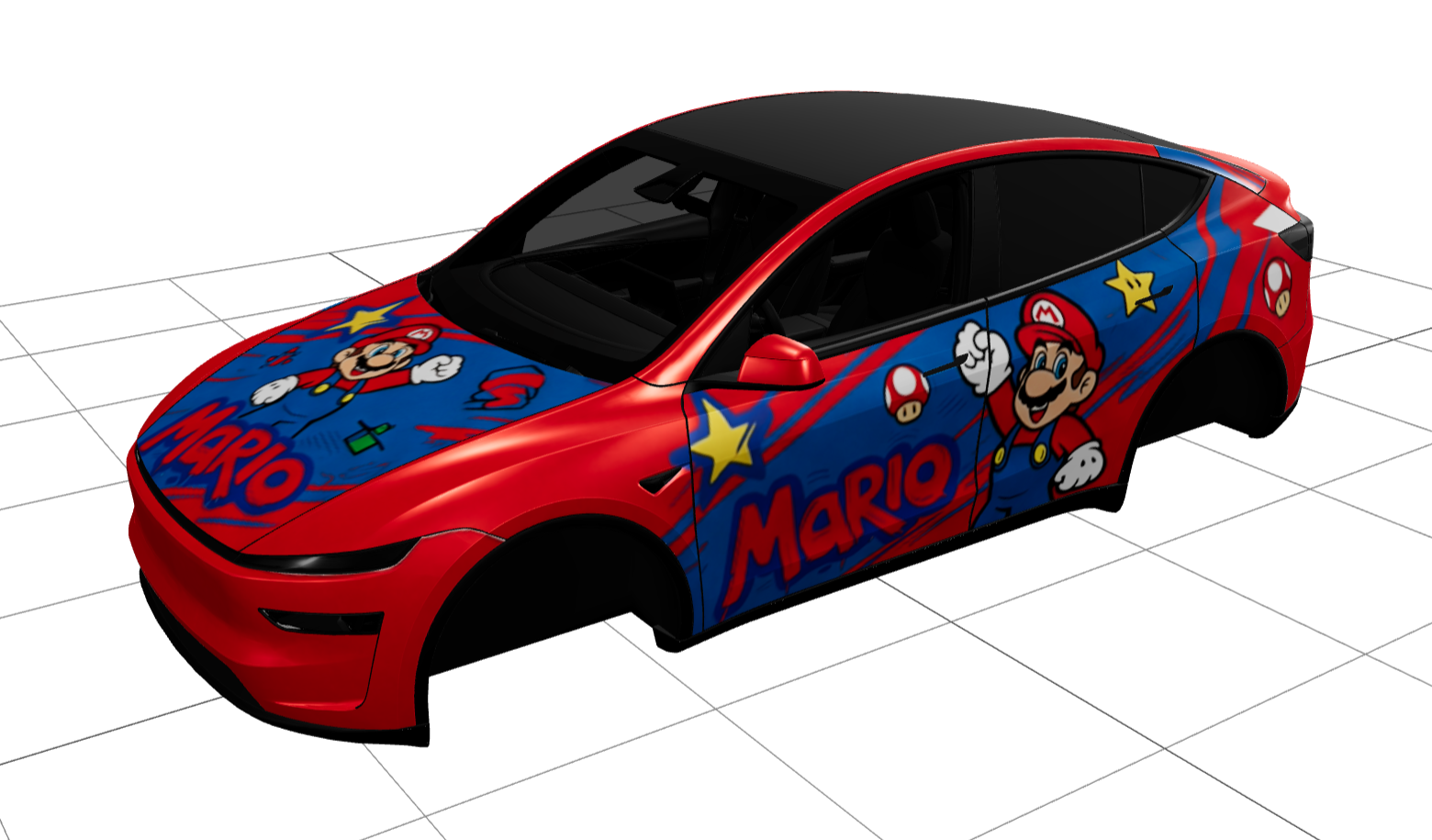 马里奥精品皮肤 实车效果图 1