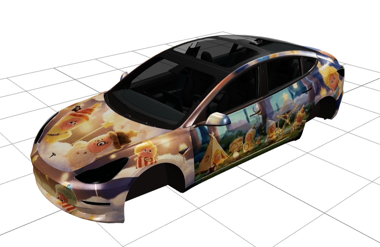 精品皮肤 实车效果图 1