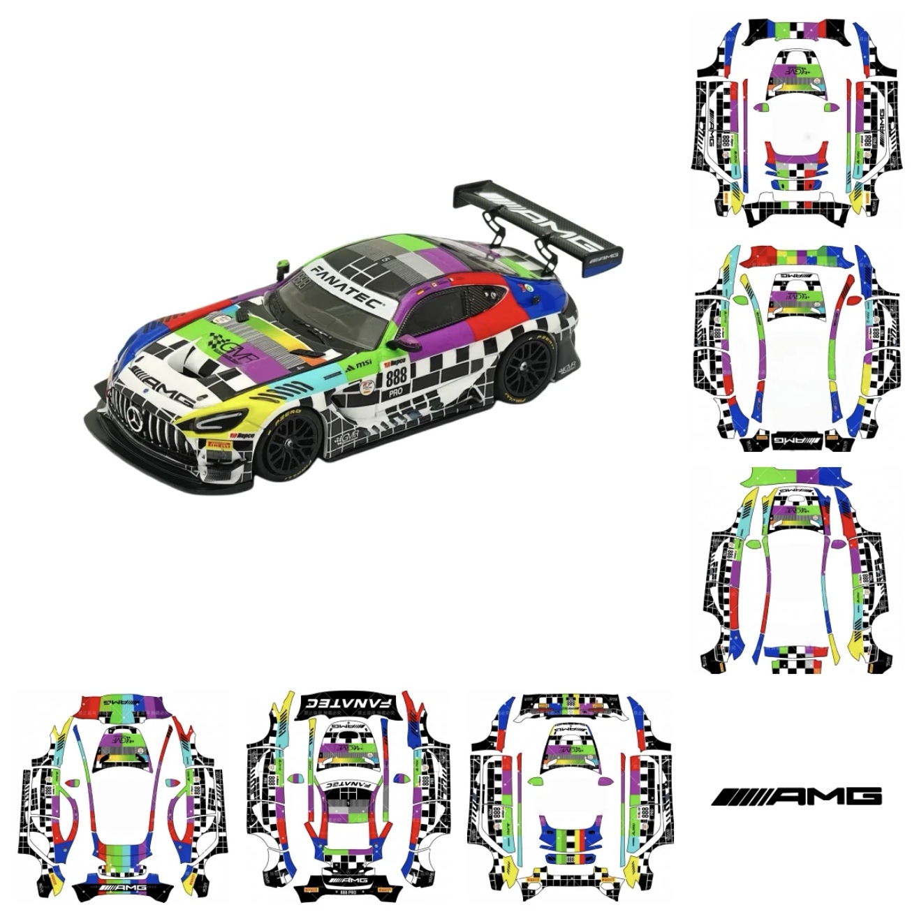 AMG888 系列涂装 实车效果图 1