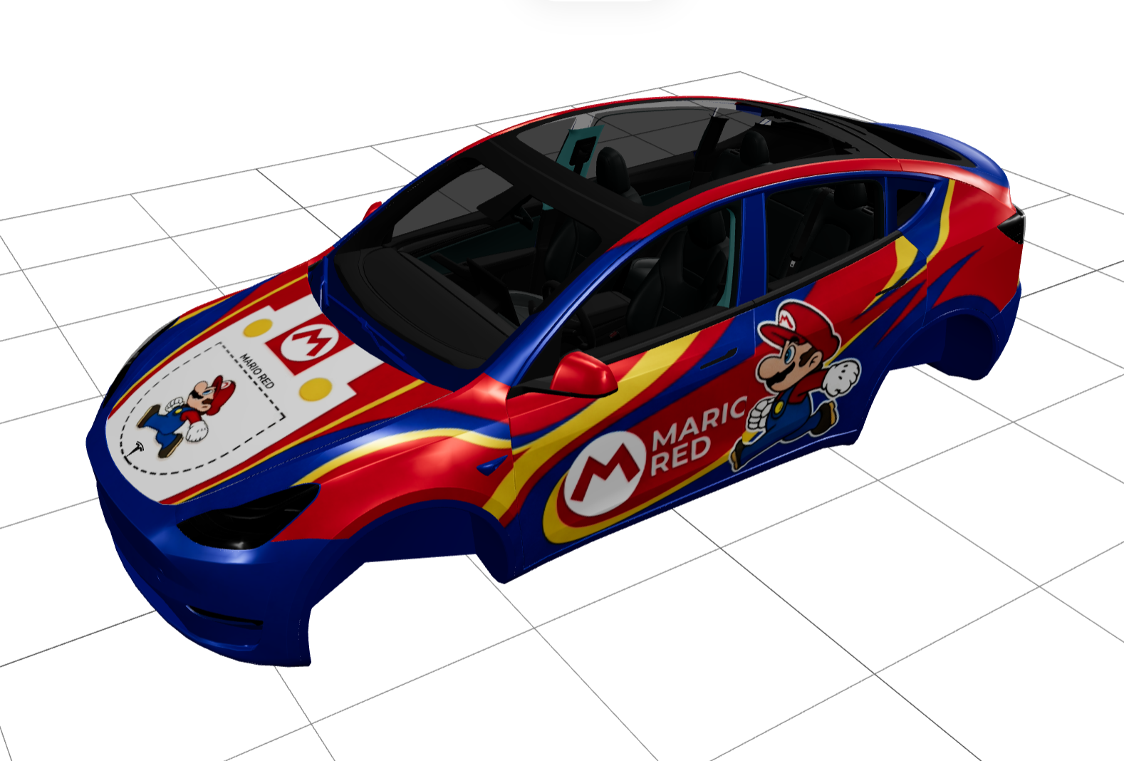 马里奥精品皮肤 实车效果图 1