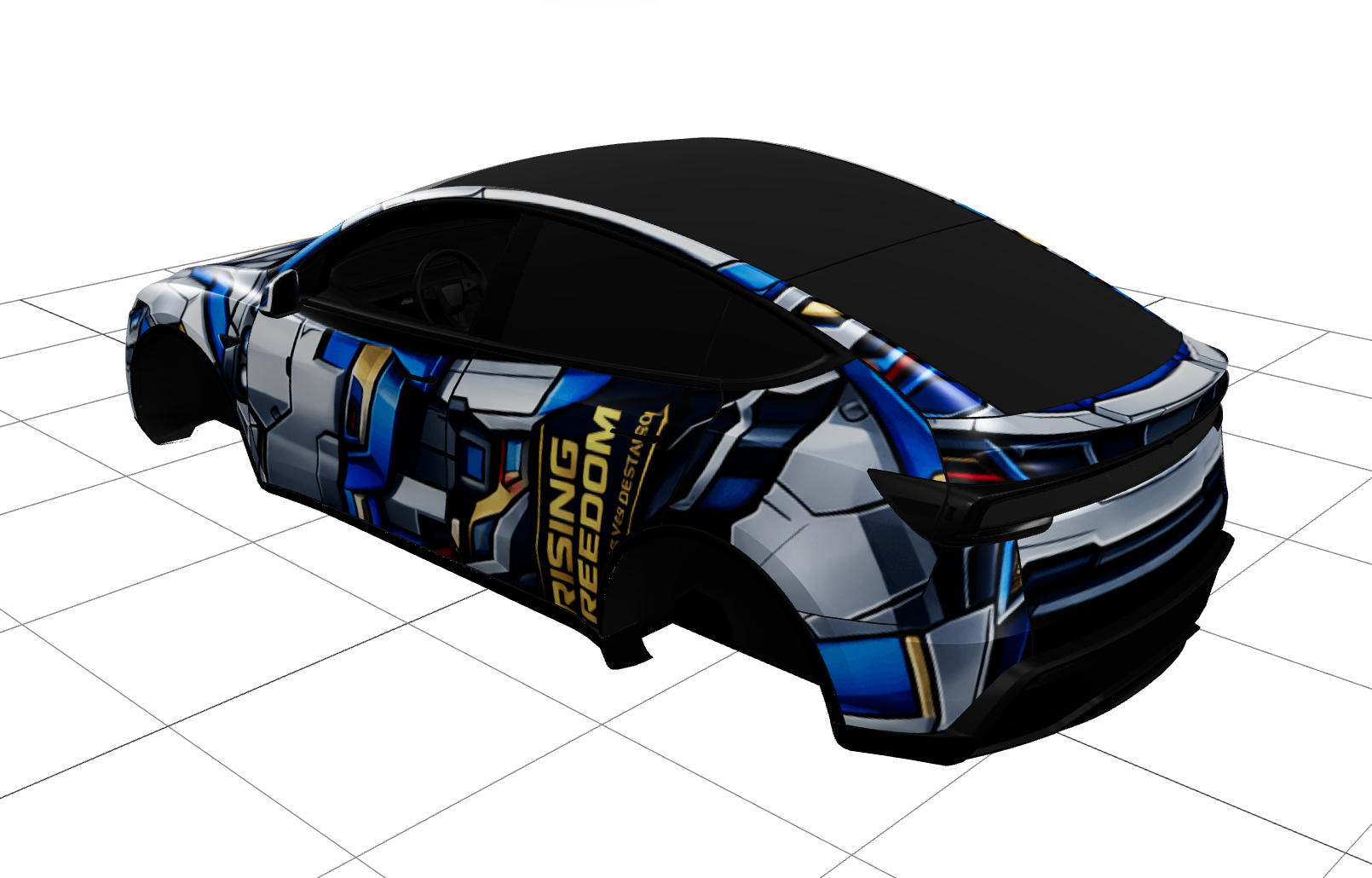 金刚精品皮肤 实车效果图 1