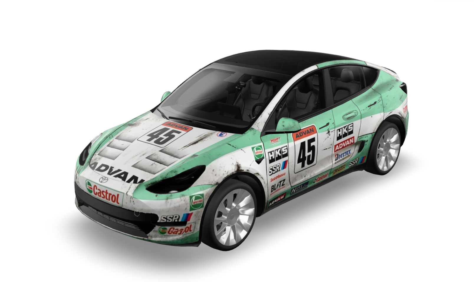 JGTC retro racing livery 实车效果图 1