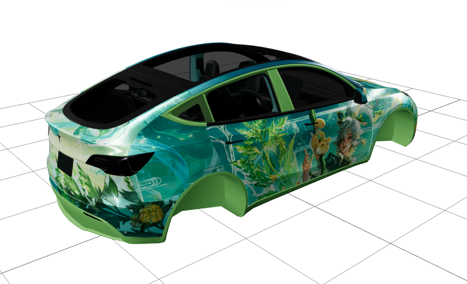 王者荣耀 桑启-鸣野蒿 实车效果图 2