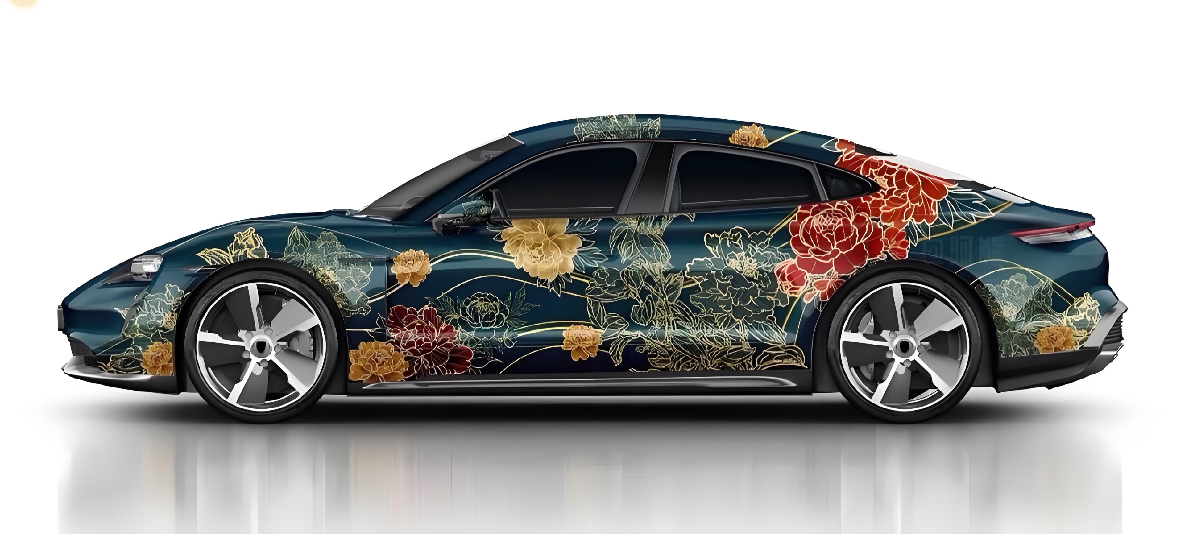 牡丹真国色 涂装 实车效果图 1