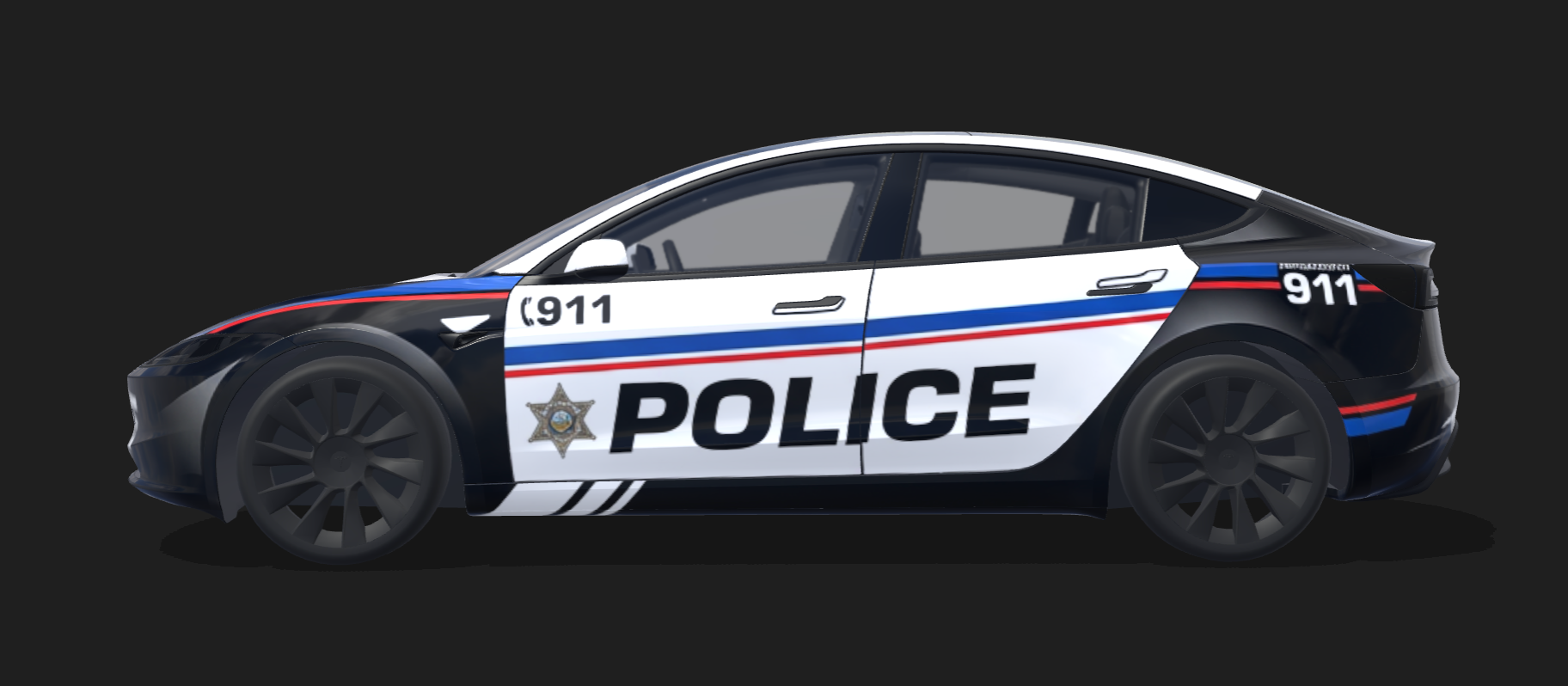 国外警车 实车效果图 1