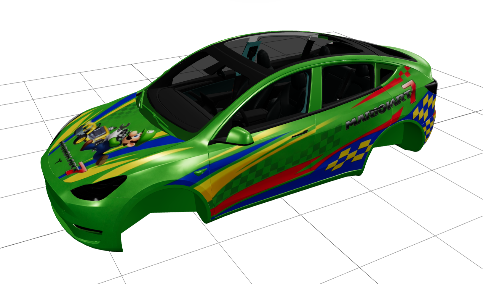 马里奥精品皮肤 实车效果图 1