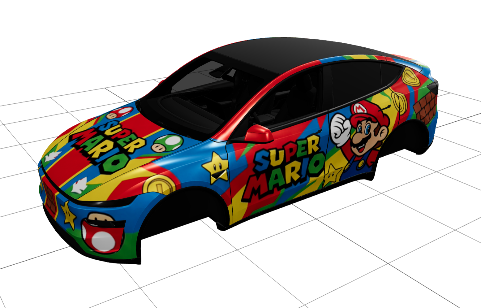 马里奥精品皮肤 实车效果图 1