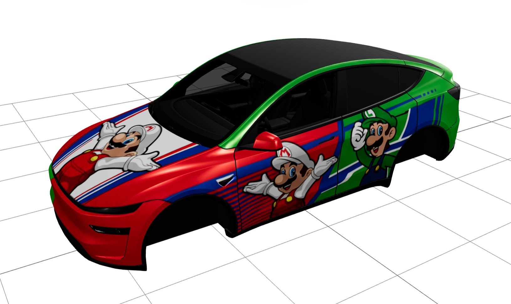 马里奥精品皮肤 实车效果图 1