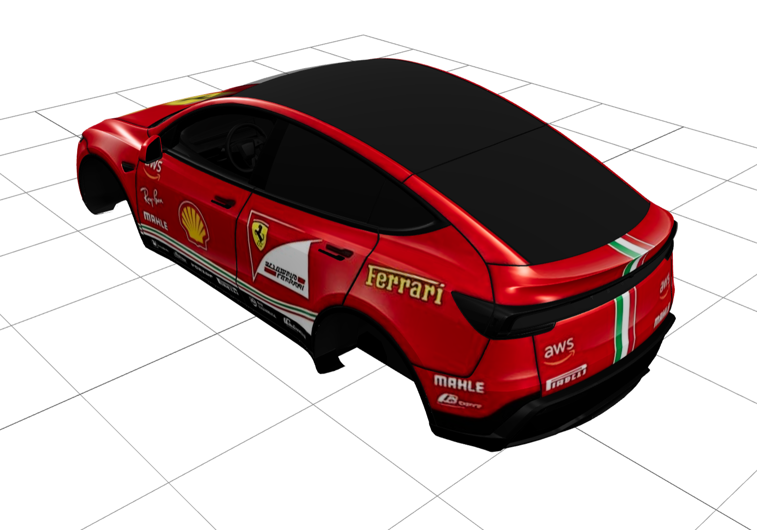 法拉利精品皮肤 实车效果图 1