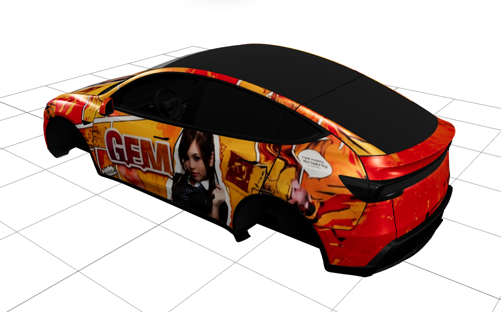 邓紫棋 实车效果图 1