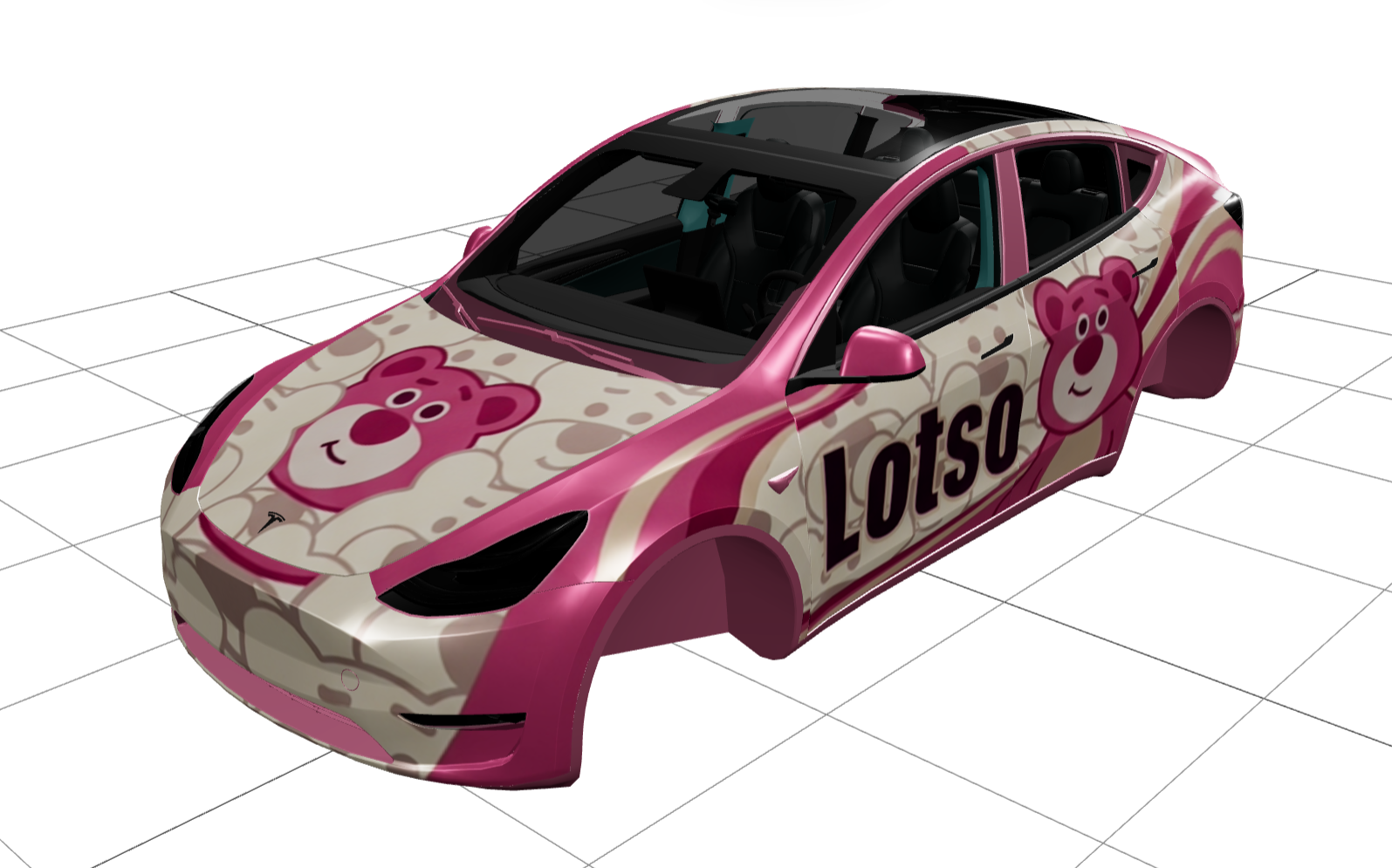 草莓熊 实车效果图 2