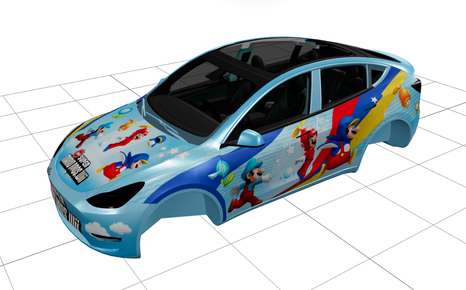 马里奥精品皮肤 实车效果图 1