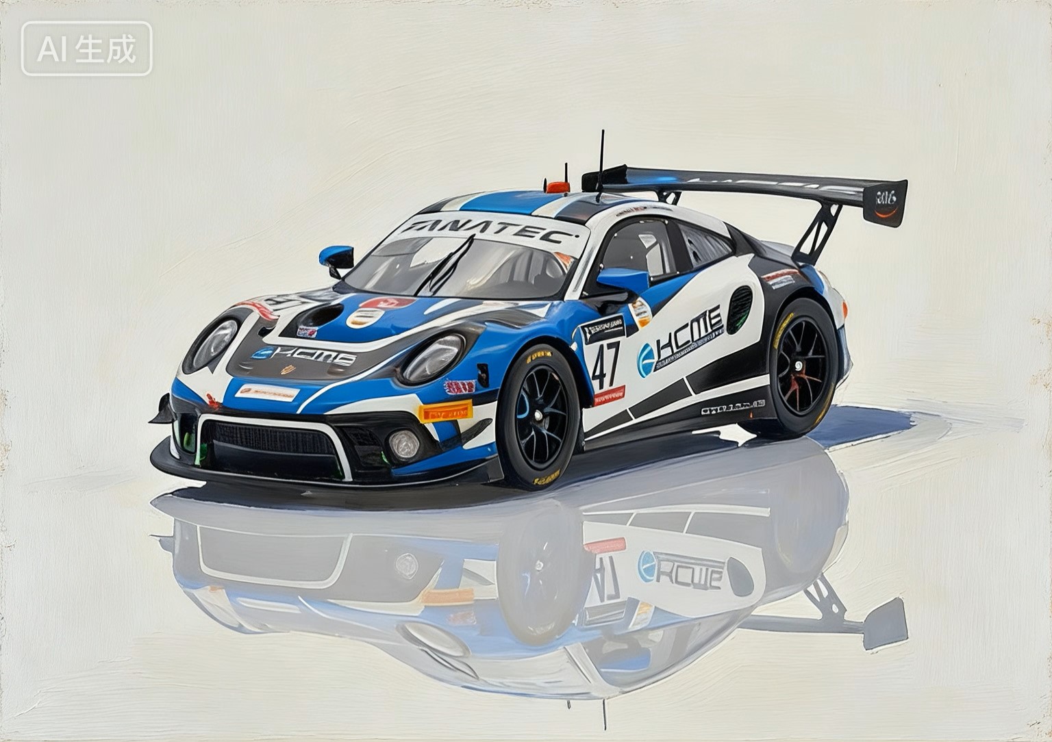 保时捷系列涂装 实车效果图 1