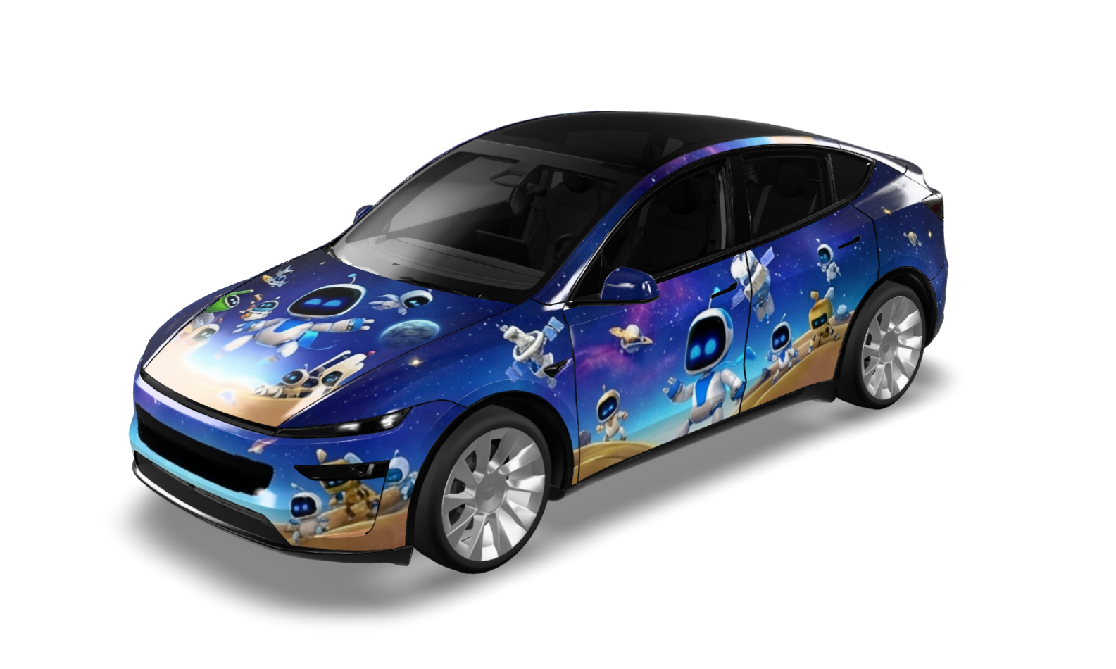 sony 宇宙机器人游戏主题风 实车效果图 1