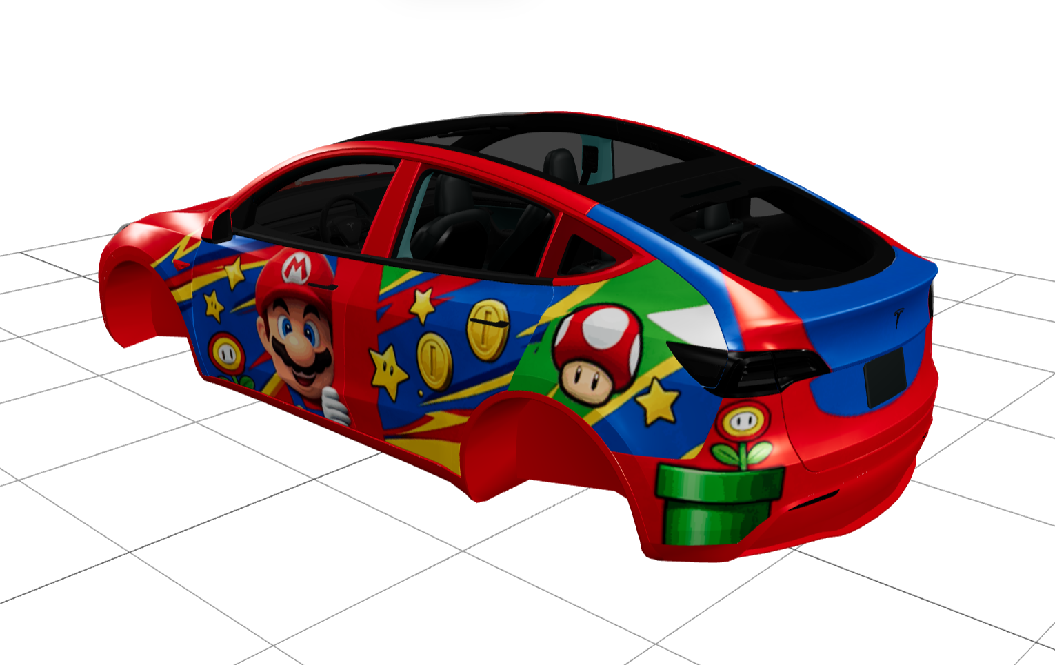 马里奥精品皮肤 实车效果图 2