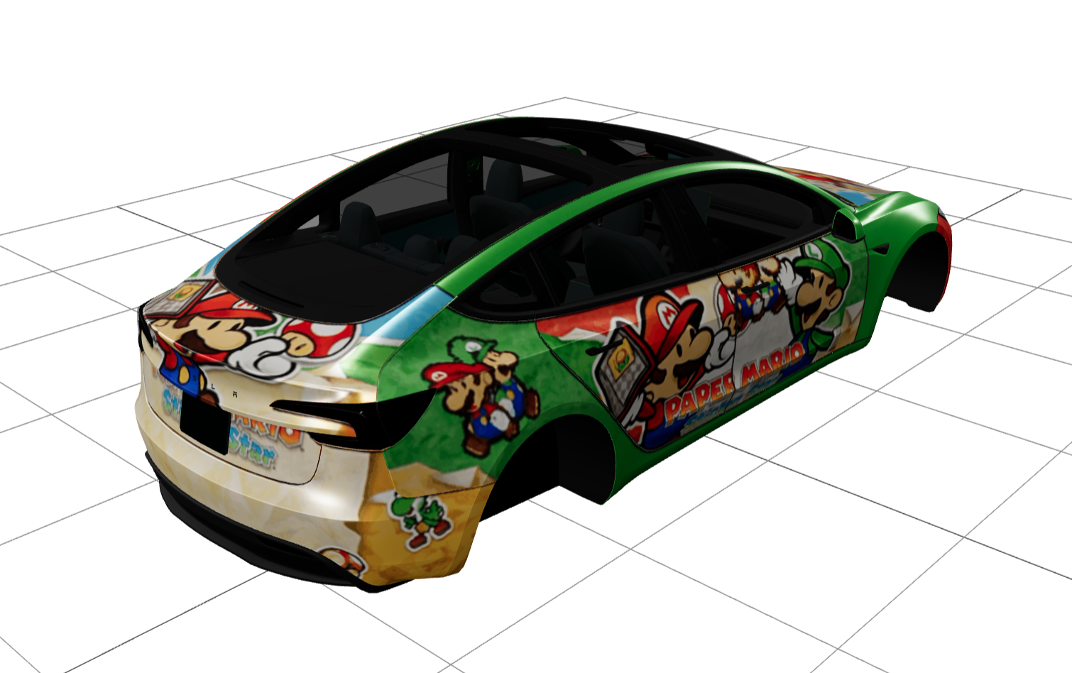 焕新3马里奥 实车效果图 2