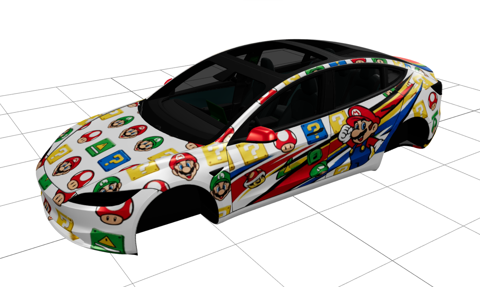 焕新3马里奥 实车效果图 1