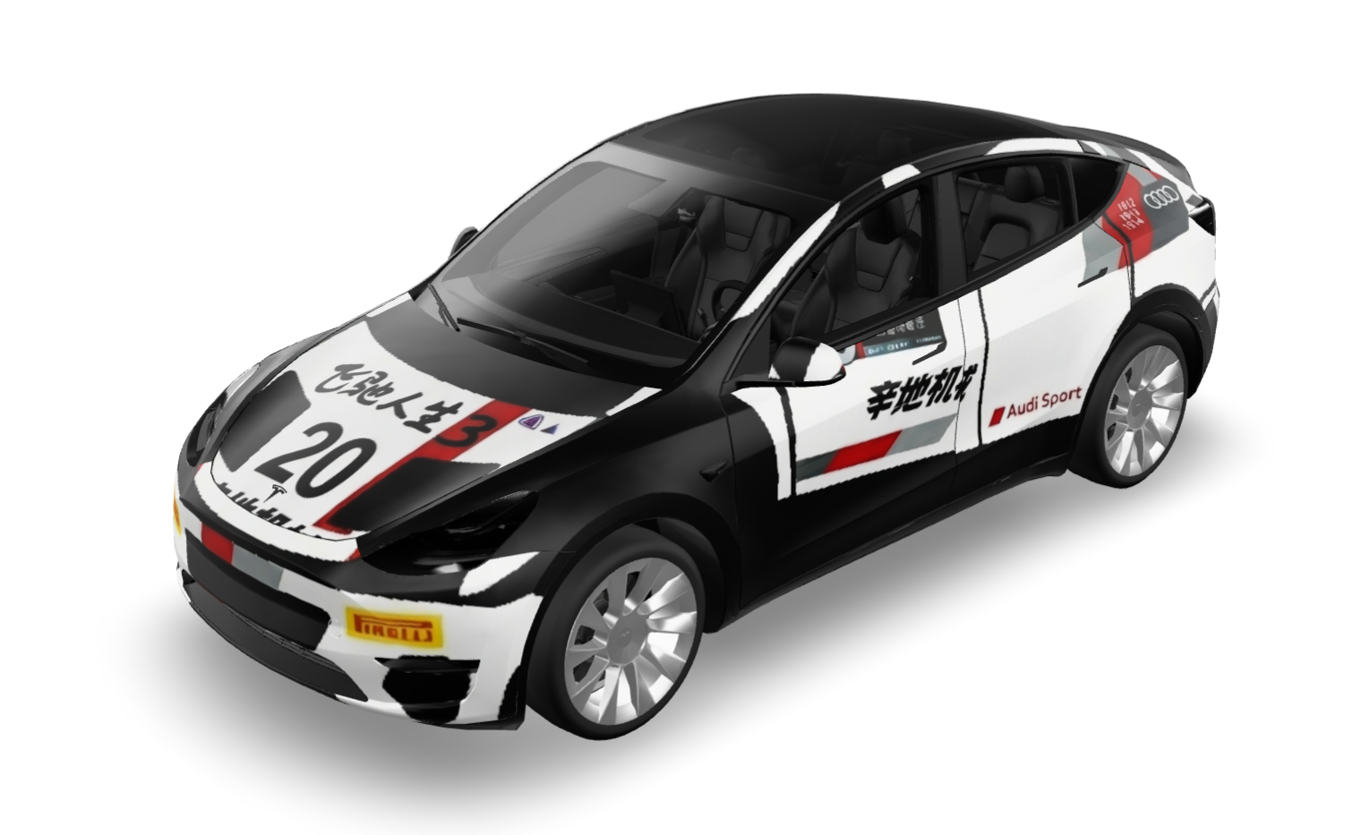 飞驰人生3中主角驾驶的奥迪A3赛车 实车效果图 1