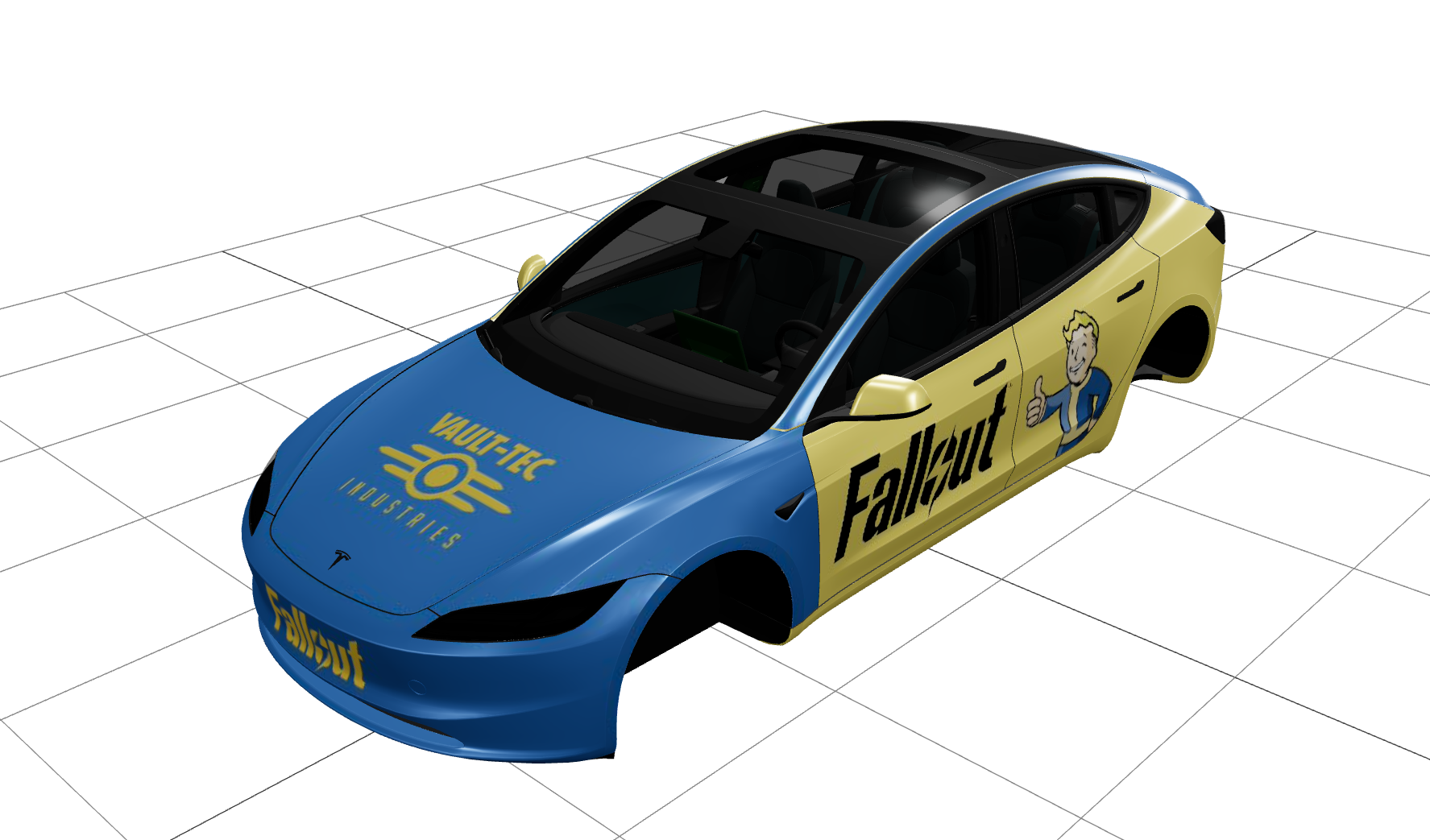 辐射修复版 实车效果图 2