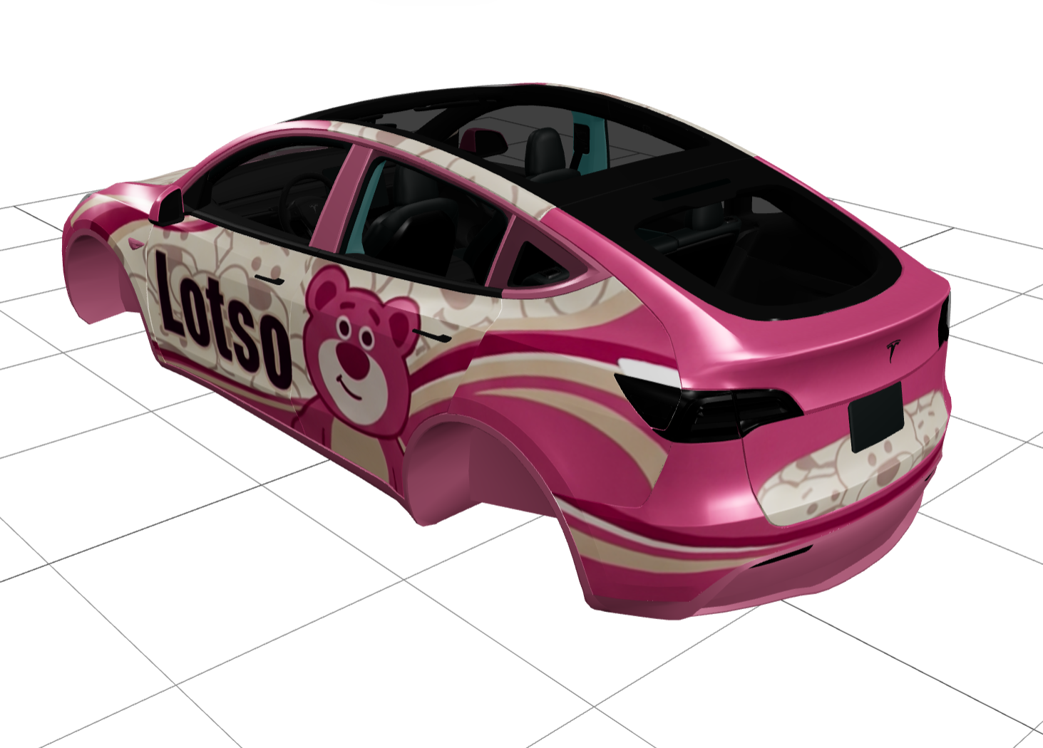 草莓熊 实车效果图 1