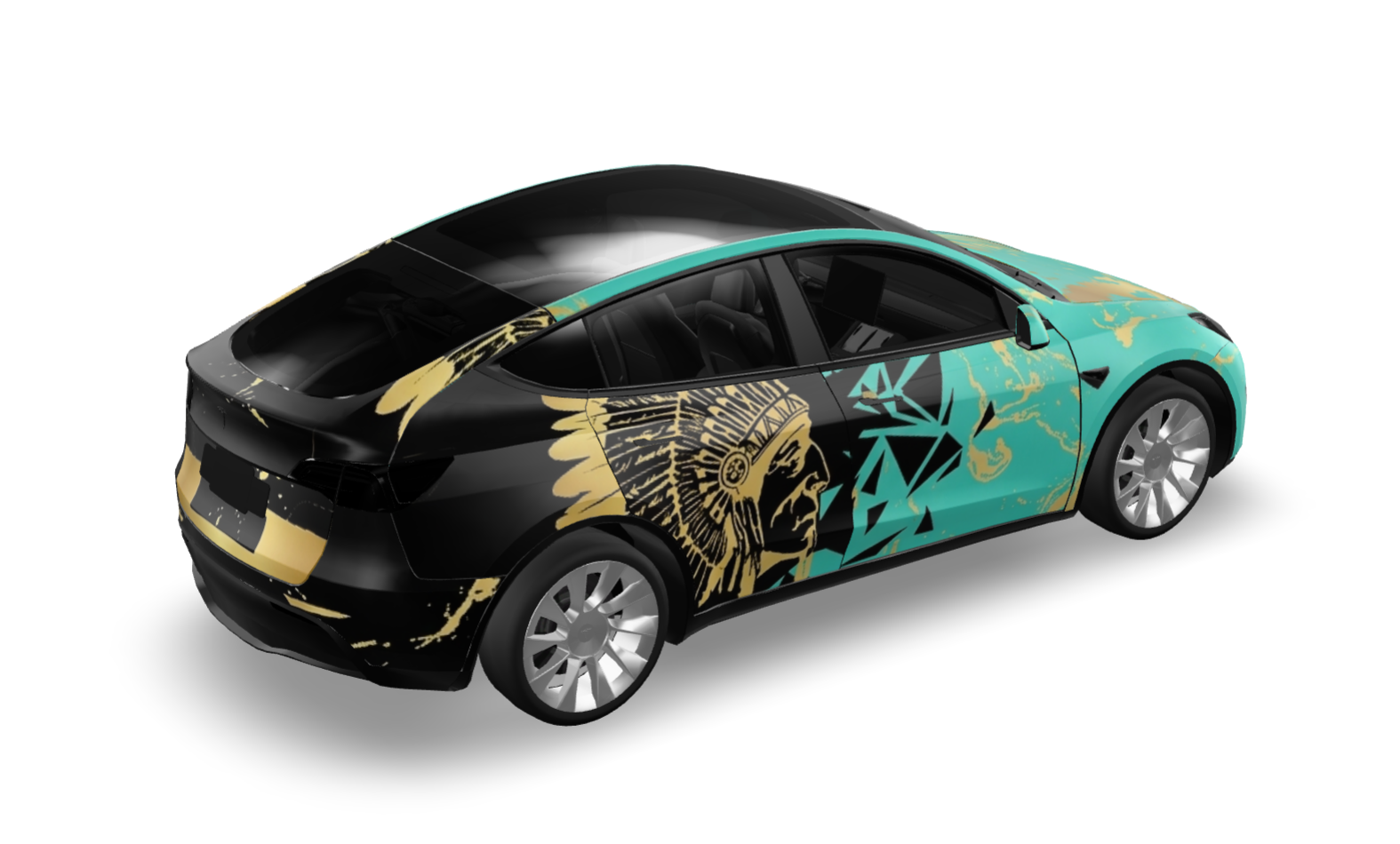 印第安涂装精致版 实车效果图 1