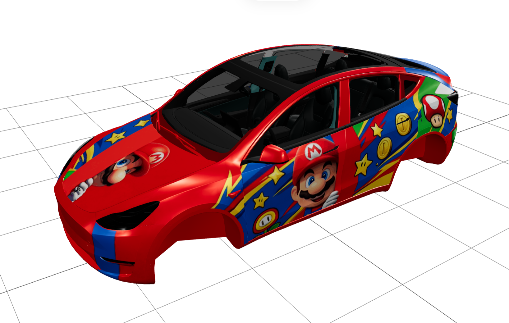 马里奥精品皮肤 实车效果图 1